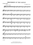 Procession of the Sardar: B-flat Bass Clarinet
