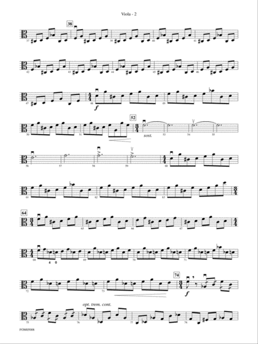 Battle of the Heroes (from Star Wars: Episode III Revenge of the Sith): Viola Full Orchestra scores gallery preview page 2