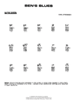 Ben's Blues: Guitar Chords mini preview