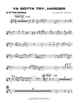 Ya Gotta Try ... Harder: B-flat Tenor Saxophone