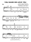 You Made Me Love You (I Didn't Want to Do It): Piano Accompaniment