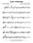 Just Friends: 2nd E-flat Alto Saxophone