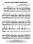 Blue and Sentimental: Piano Accompaniment