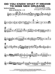 Do You Know What It Means to Miss New Orleans: 2nd E-flat Alto Saxophone