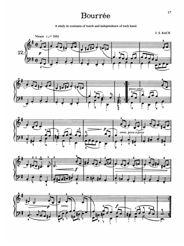 Bach: First Lessons in Bach (Ed. Carroll)