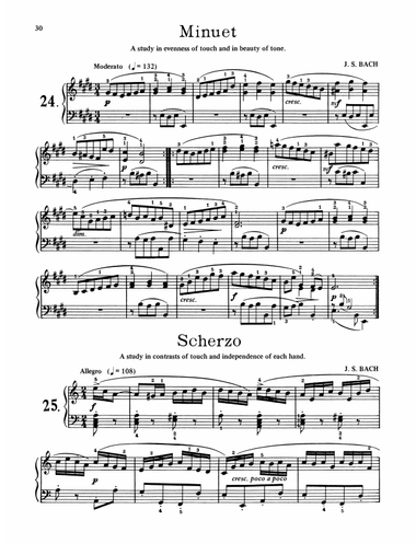 Bach: First Lessons in Bach (Ed. Carroll)