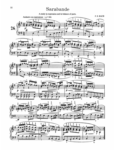 Bach: First Lessons in Bach (Ed. Carroll)