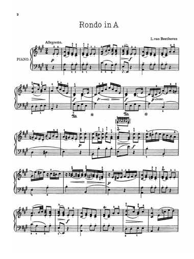 Beethoven: Seven Easy Pieces