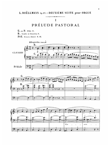 Boëllmann: Second Suite, Op. 27 (Urtext)