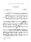 Büsser: Eglogue, Op. 63