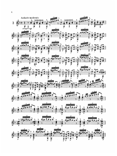 Sor: Twelve Etudes, Op. 29