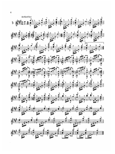 Sor: Twelve Etudes, Op. 29