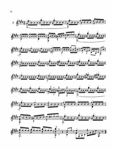 Sor: Twelve Etudes, Op. 29