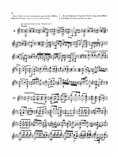 Sor: Twelve Etudes, Op. 29