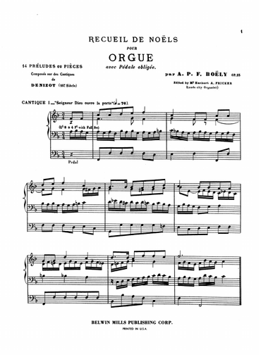 Boëly: Album of Noels, Op. 14