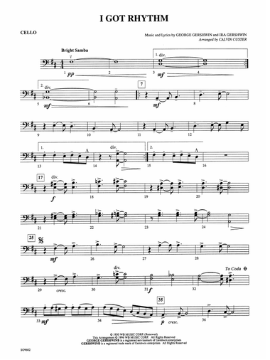 I Got Rhythm: Cello