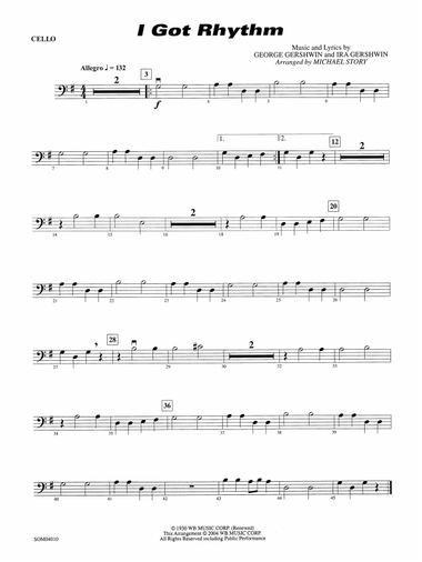 I Got Rhythm: Cello