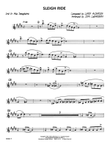 Sleigh Ride: 2nd E-flat Alto Saxophone