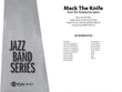 Mack the Knife (from The Threepenny Opera): Score