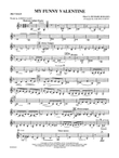 My Funny Valentine: 3rd Violin (Viola [TC])
