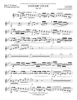 Concert Etude, Op. 49 (Solo Trumpet and Concert Band): Solo C Trumpet