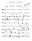 Petite Piece Concertante (Little Concert Piece) (Solo Cornet and Concert Band): Bassoon