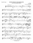 Petite Piece Concertante (Little Concert Piece) (Solo Cornet and Concert Band): Solo B-flat Cornet