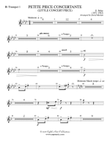 Petite Piece Concertante (Little Concert Piece) (Solo Cornet and Concert Band): 1st B-flat Trumpet