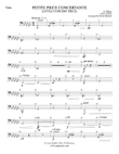 Petite Piece Concertante (Little Concert Piece) (Solo Cornet and Concert Band): Tuba