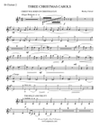 Three Christmas Carols: 2nd B-flat Clarinet