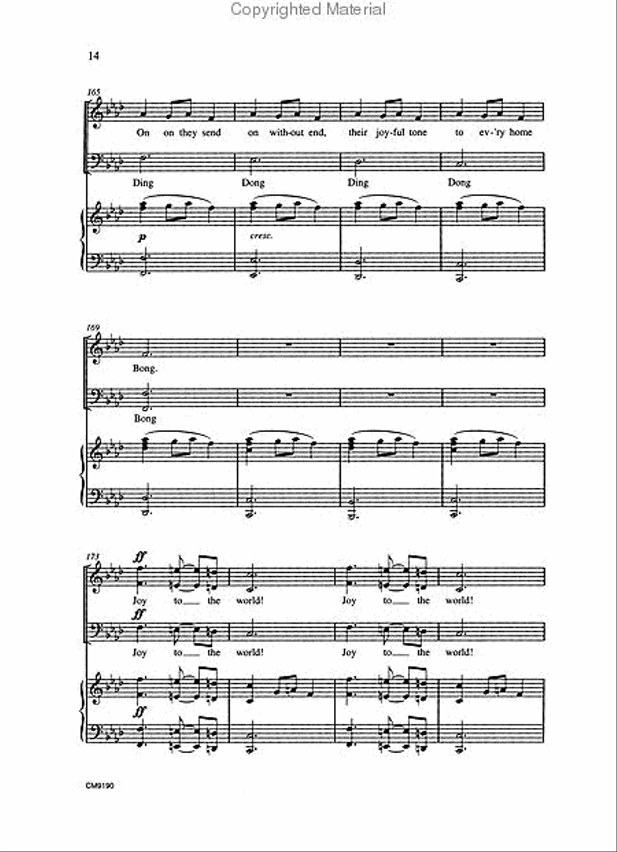 Bells of Joy Bells of Joy 4-Part scores gallery preview page 3