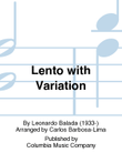 Lento With Variation