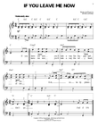 If You Leave Me Now mini preview