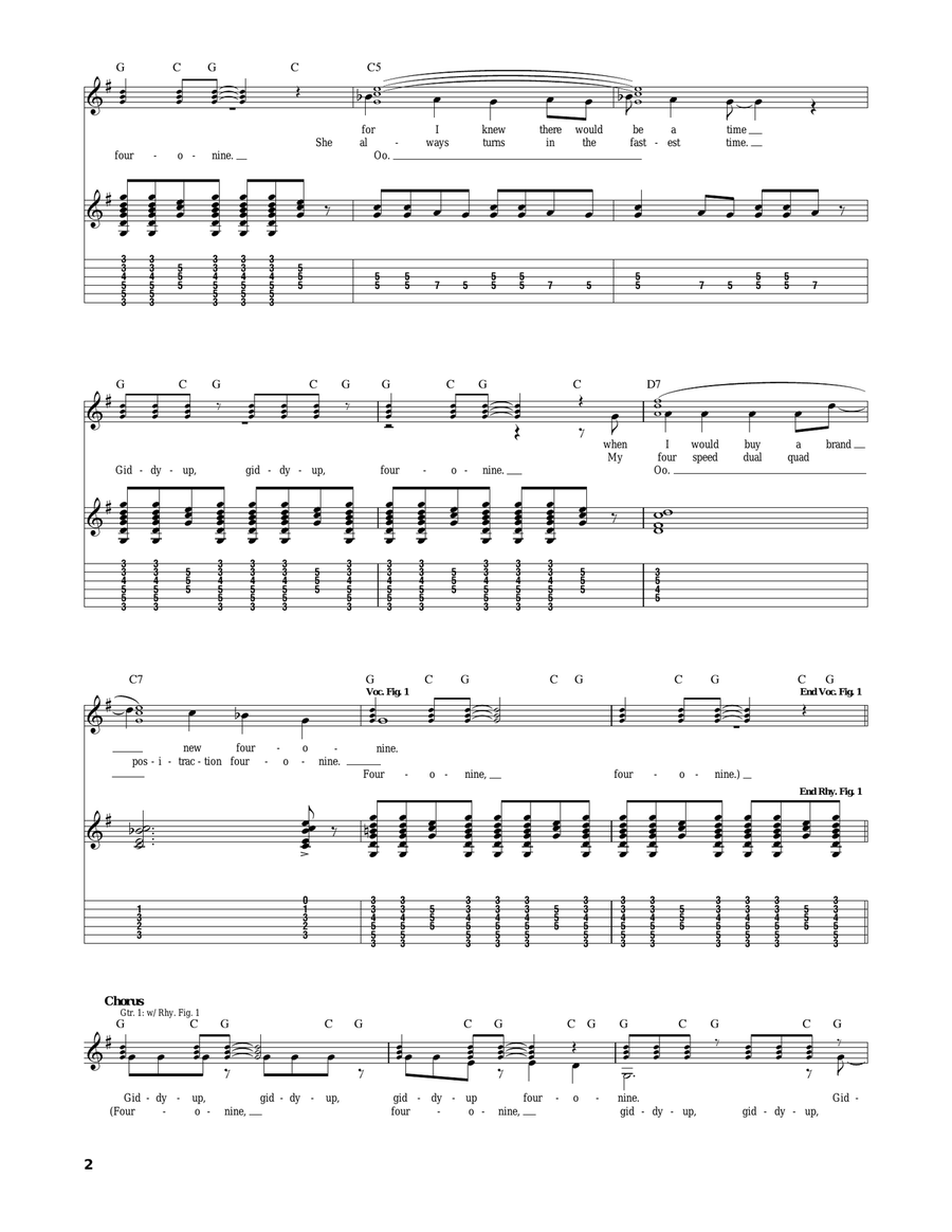 409 409 Acoustic Guitar scores gallery preview page 2
