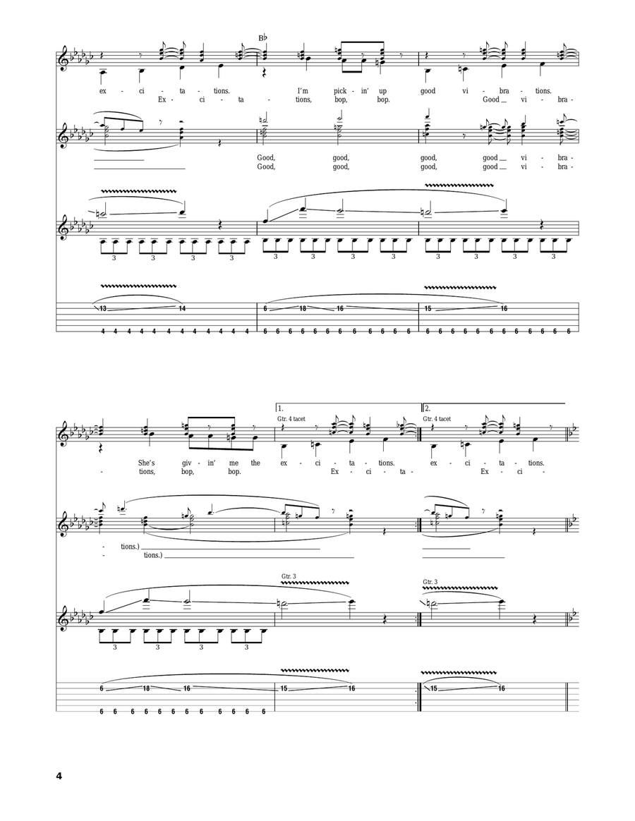 Good Vibrations Good Vibrations Acoustic Guitar scores gallery preview page 4