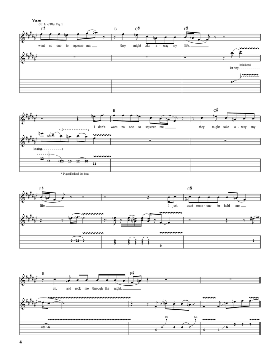Give Me One Reason Give Me One Reason Acoustic Guitar scores gallery preview page 4
