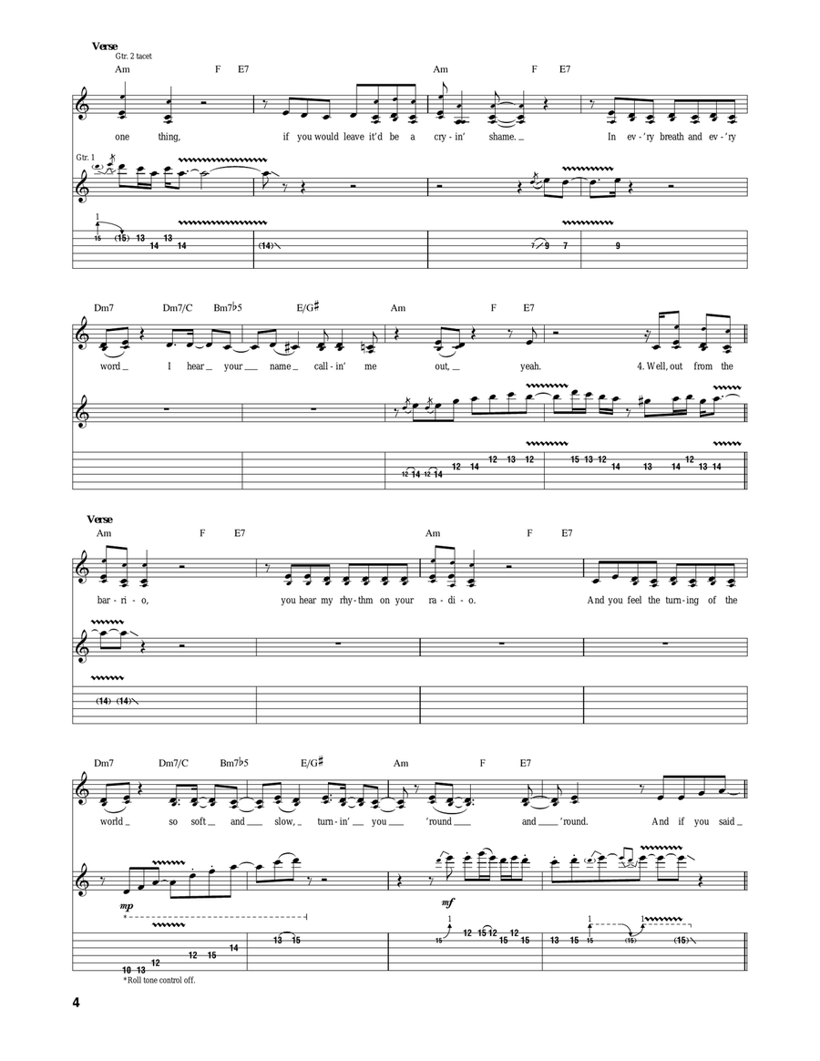 Smooth Smooth Acoustic Guitar scores gallery preview page 4