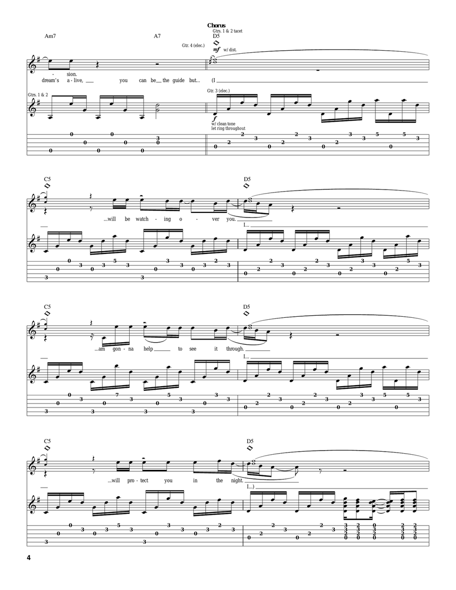 Silent Lucidity Silent Lucidity Acoustic Guitar scores gallery preview page 4