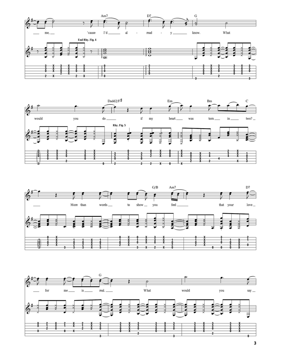 More Than Words More Than Words Acoustic Guitar scores gallery preview page 3