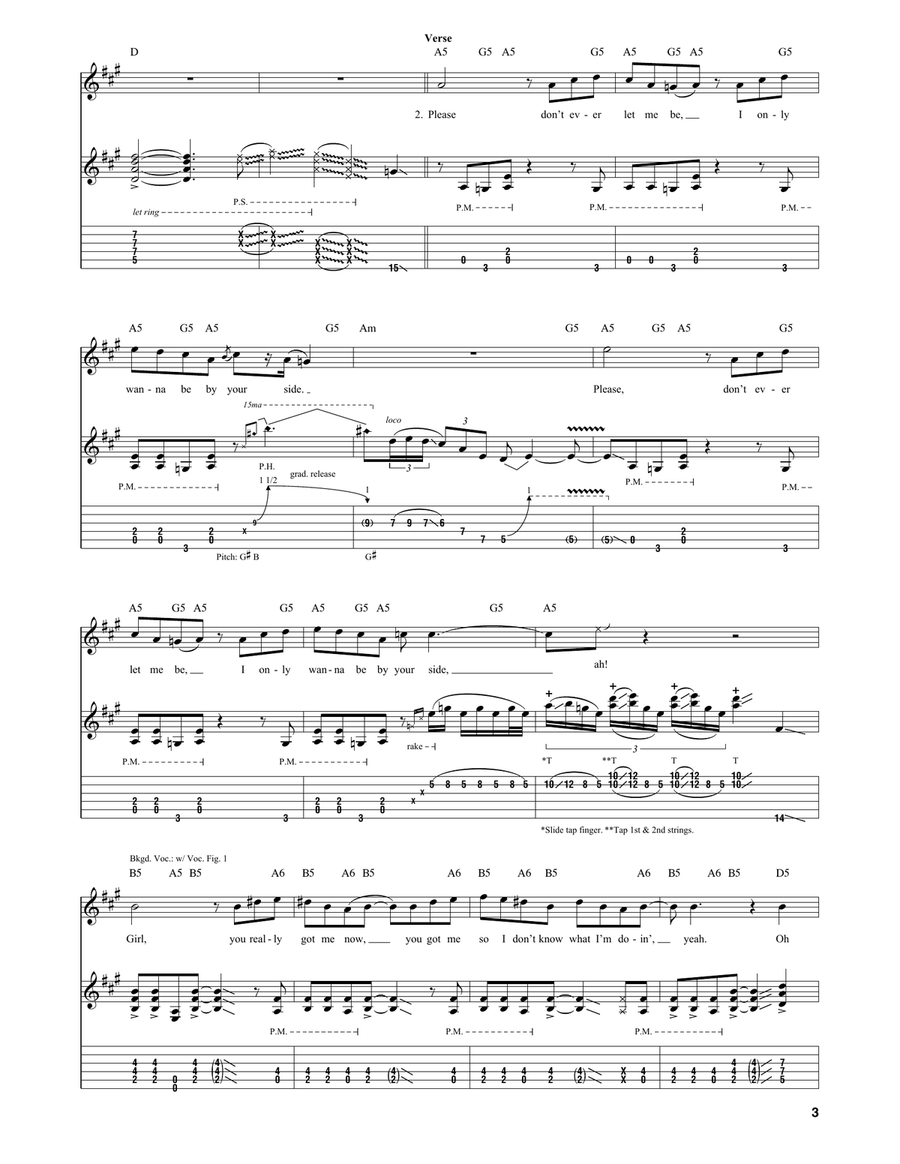 You Really Got Me Acoustic Guitar scores gallery preview page 3