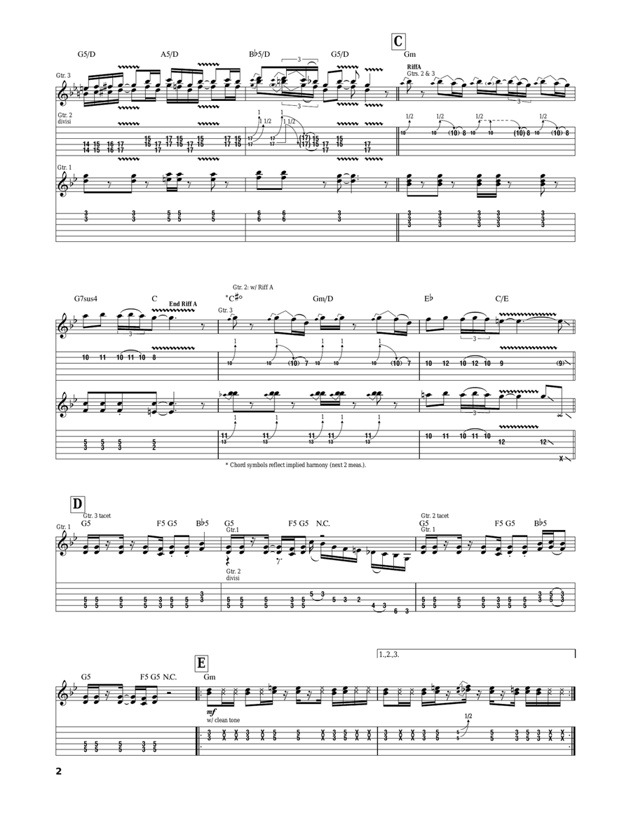 Frankenstein Frankenstein Acoustic Guitar scores gallery preview page 2