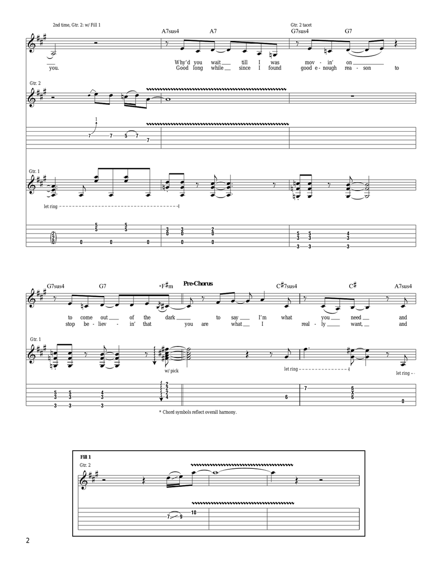 I Can't Help You Now I Can't Help You Now Acoustic Guitar scores gallery preview page 2