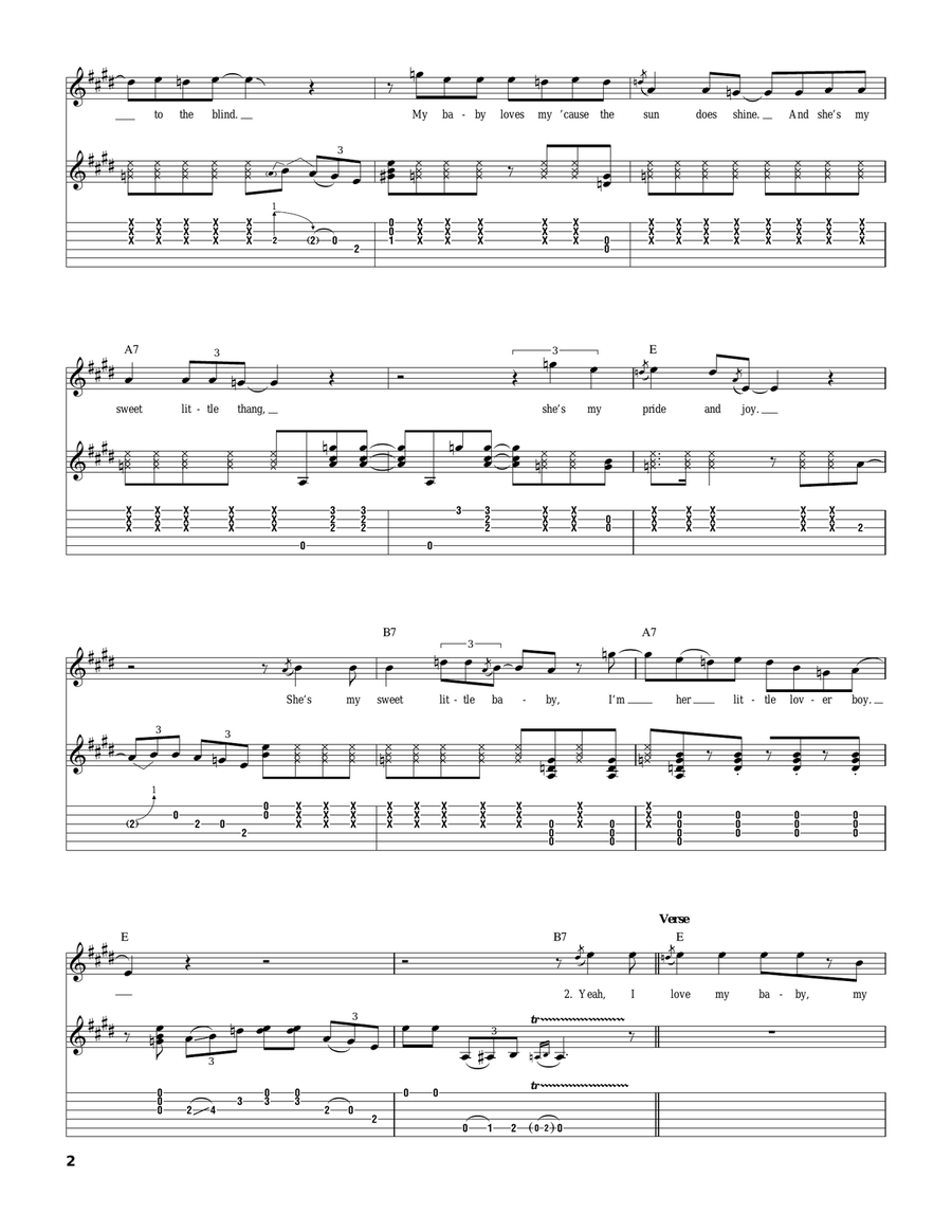 Pride And Joy Acoustic Guitar scores gallery preview page 2