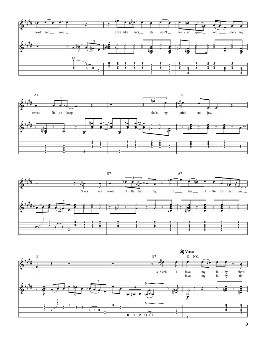 Pride And Joy Acoustic Guitar scores gallery preview page 3