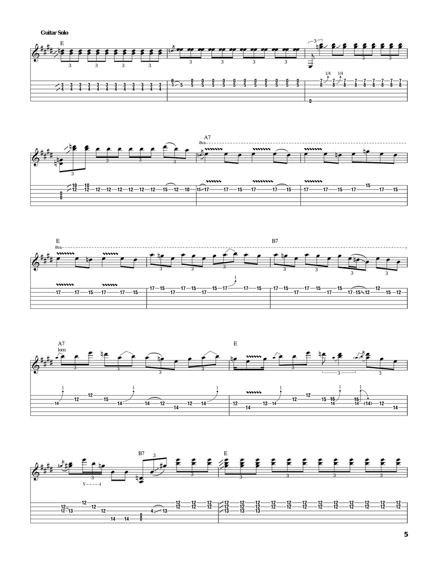Pride And Joy Acoustic Guitar scores gallery preview page 5