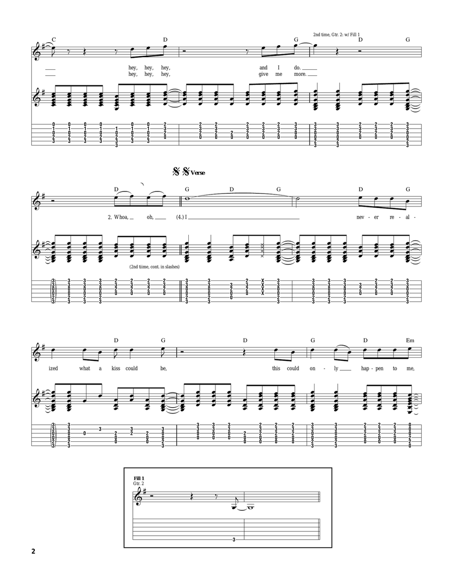 I Should Have Known Better Acoustic Guitar scores gallery preview page 2