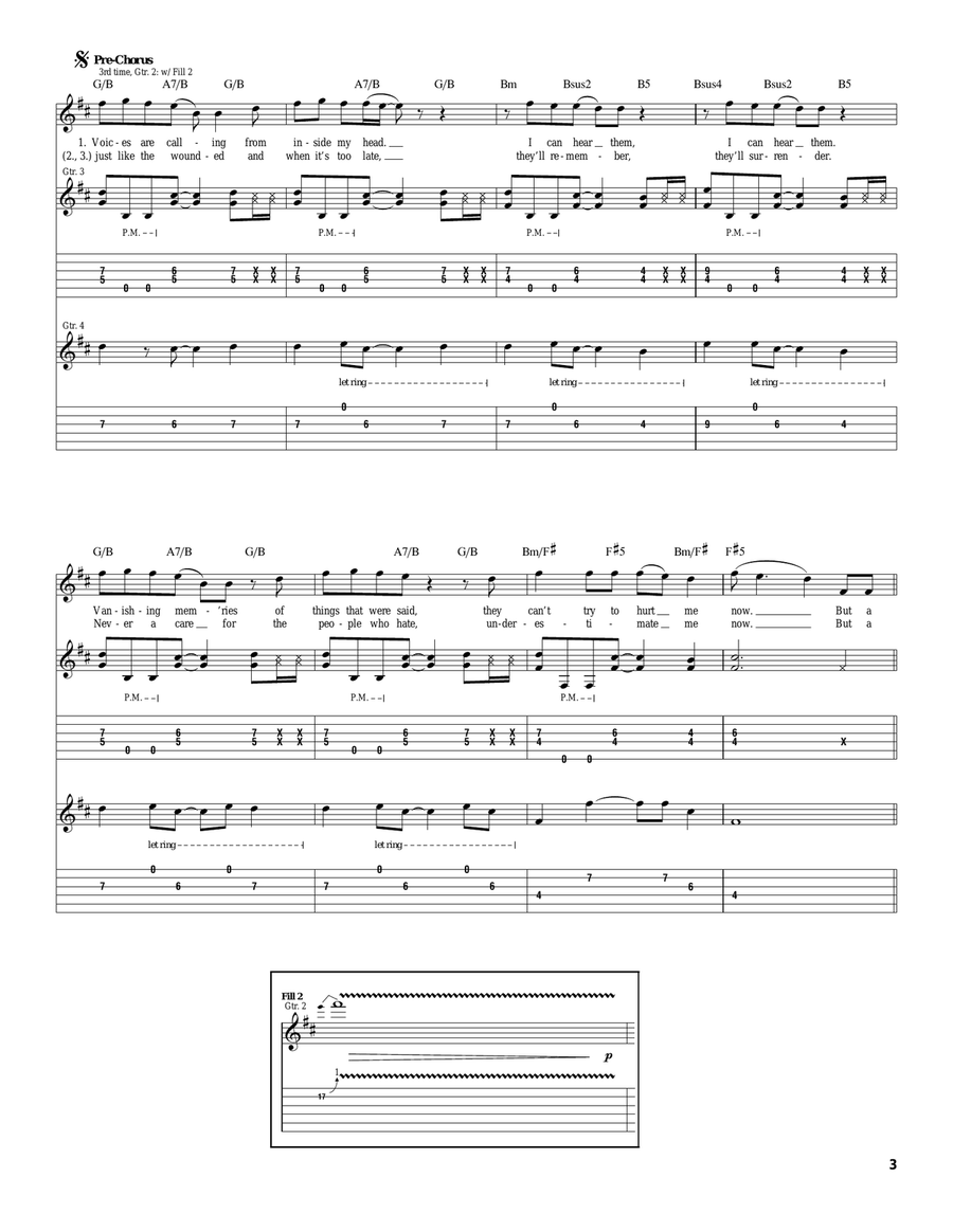 Shot In The Dark Shot In The Dark Electric Guitar scores gallery preview page 3