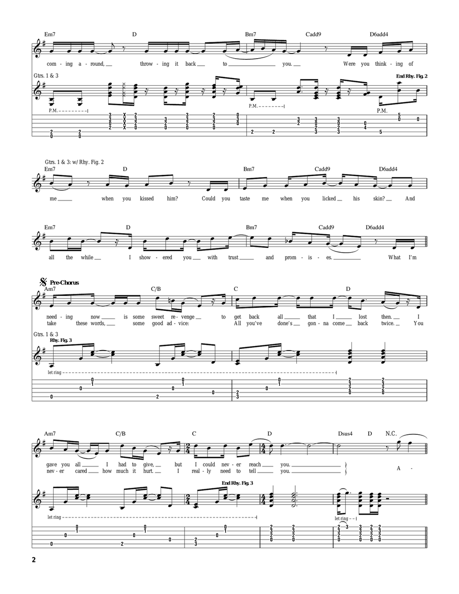 Adrienne Adrienne Acoustic Guitar scores gallery preview page 2