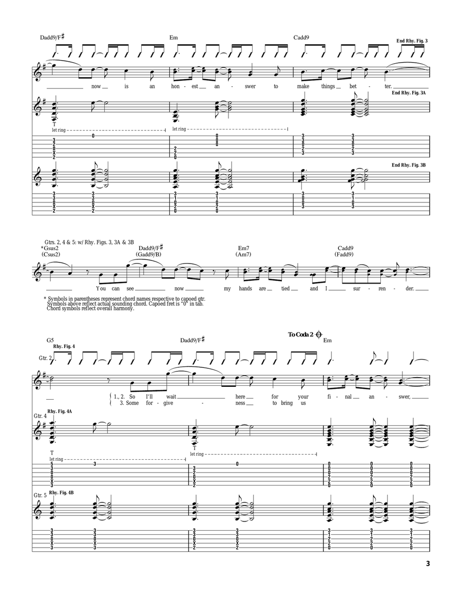 Final Answer Final Answer Acoustic Guitar scores gallery preview page 3