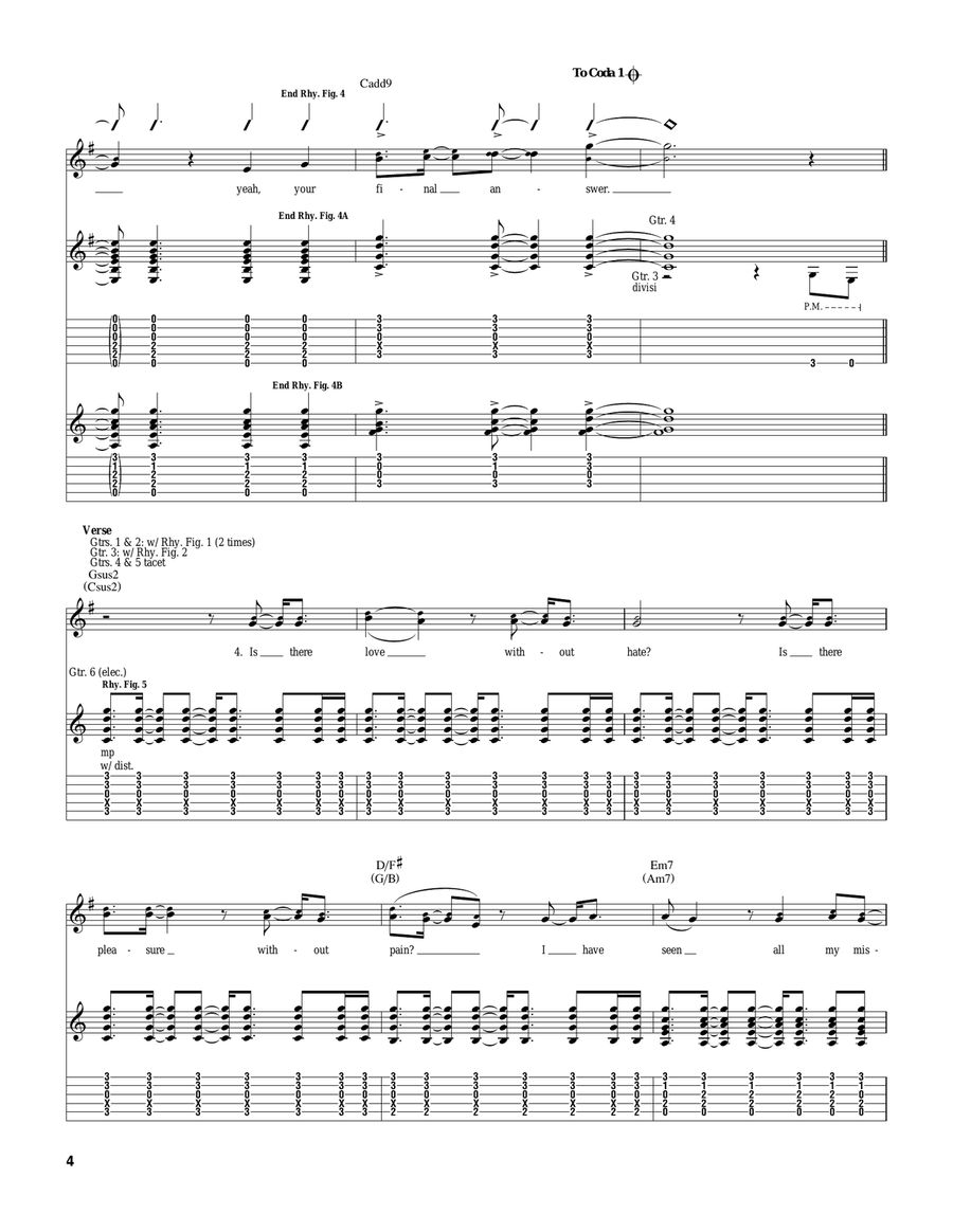 Final Answer Final Answer Acoustic Guitar scores gallery preview page 4
